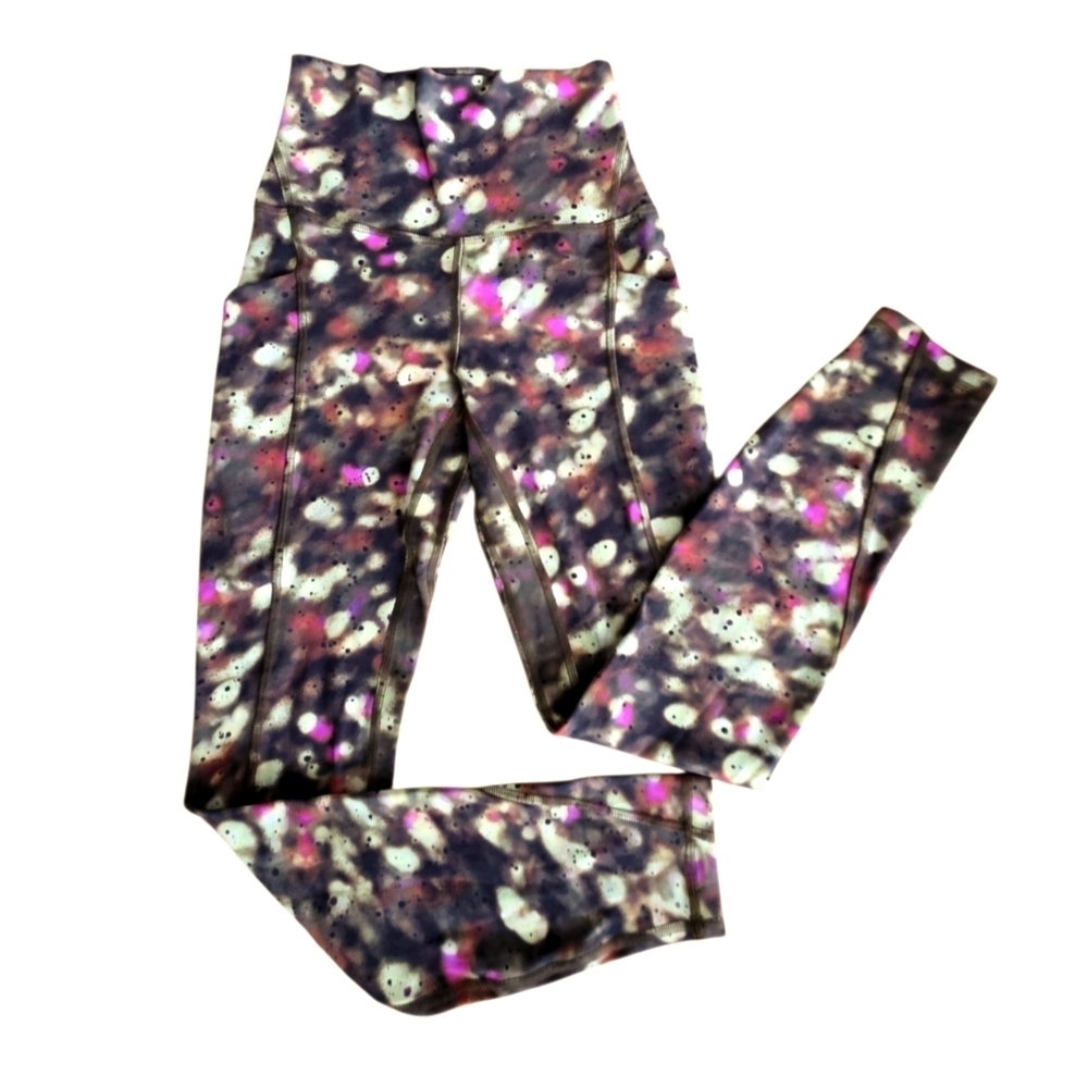 Lululemon Align High-Rise Pant 25" Soft Focus Splatter Green Multi Size 2
